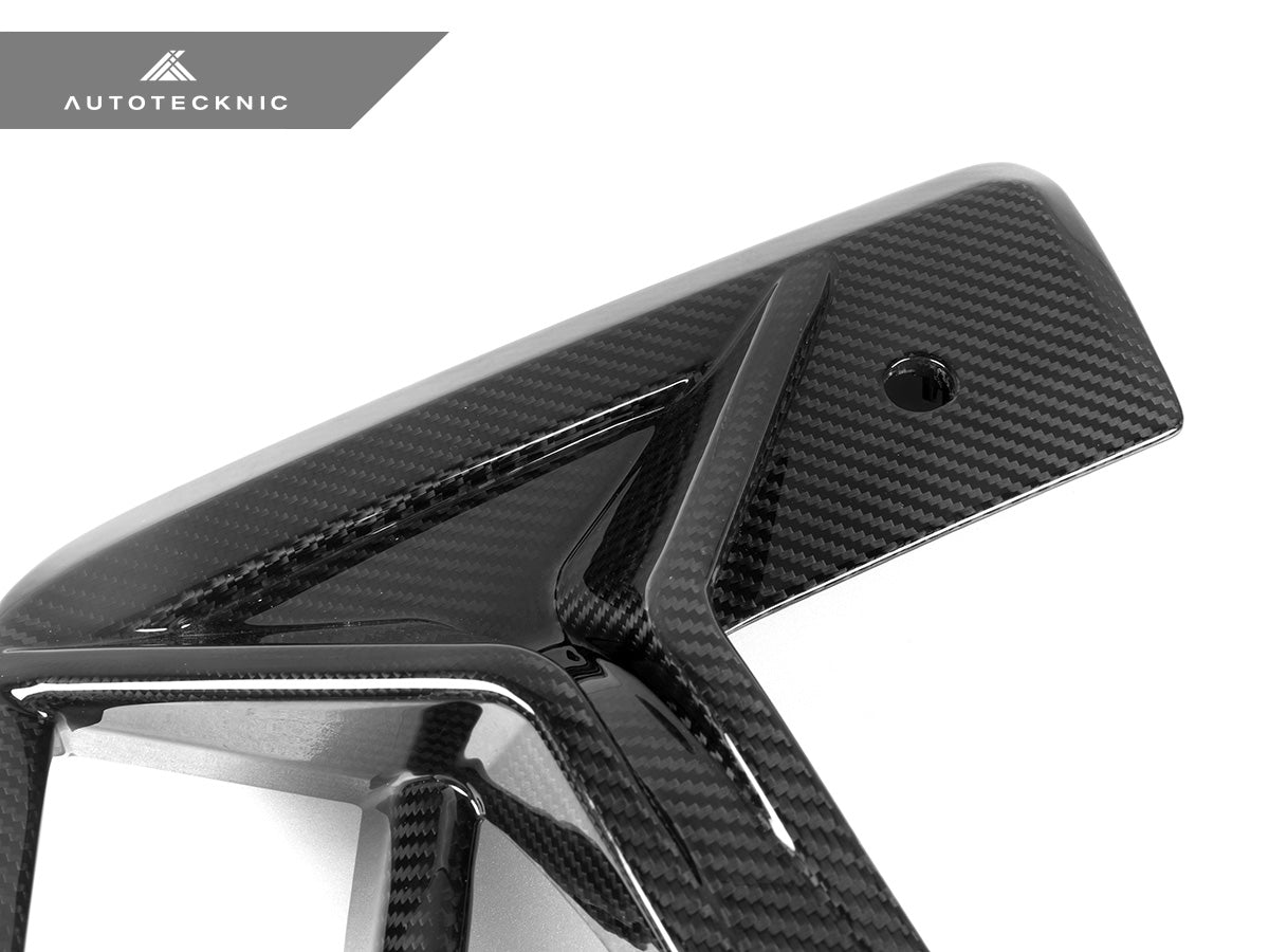 AutoTecknic Dry Carbon Front Bumper Trim Set - F97 X3M LCI | F98 X4M LCI