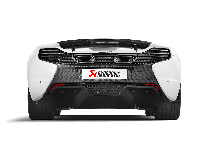 Akrapovic 14-17 McLaren 650S/650S Spyder Slip-On Line (Titanium) w/ Carbon Tips S-MC/TI/2