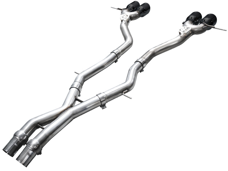 AWE Tuning 23-24 BMW G87 M2 Track Edition Exhaust - Diamond Black Tips 3020-43487