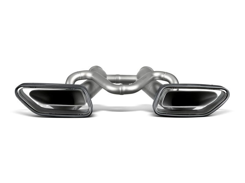 Akrapovic 14-17 McLaren 650S/650S Spyder Slip-On Line (Titanium) w/ Carbon Tips S-MC/TI/2