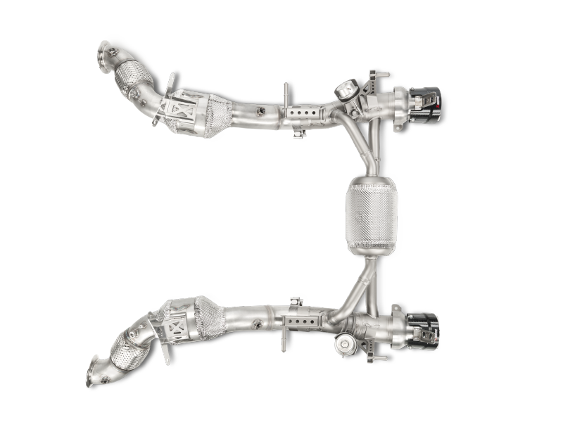 Akrapovic 16-17 Ferrari 488 GTB/488 Spyder Slip-On Line (Titanium) w/ Carbon Tips MTP-FE488H