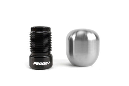 Perrin 2022 BRZ/GR86 w/ AT Transmission Weighted Barrel Stainless Steel 1.85" Shift Knob | PSP-INR-134-2