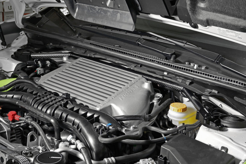 Perrin [08-21 WRX/STI] Carbon Fiber Strut Brace w/Billet Feet | PSP-SUS-071CF