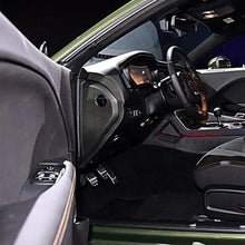 4PCS Carbon Fiber Dashboard Side Panel Overlay for Dodge Challenger 2015-2023