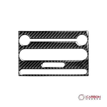  Real Carbon Fiber Infotainment Radio Trim Overlay | Mustang 2005-2009