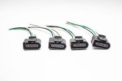 4pcs Ignition Coil Connector Repair Kit Harness Plug Wiring Audi VW Jetta Passat