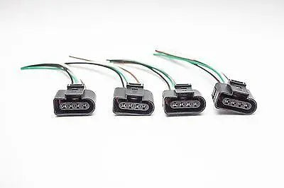 4pcs Ignition Coil Connector Repair Kit Harness Plug Wiring Audi VW Jetta Passat