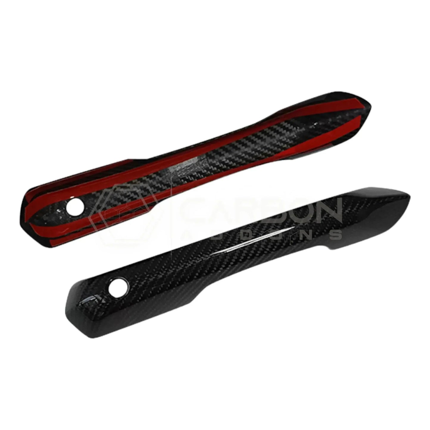 Real Carbon Fiber Exterior Door Handle Covers for 2024+ Ford Mustang