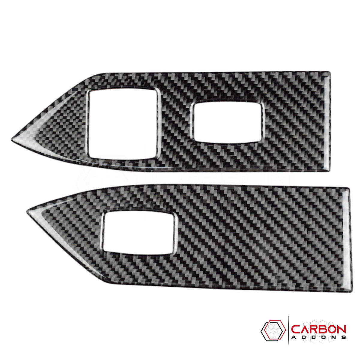 Real Carbon Fiber Window Switch Trim Overlay | Mustang 2005-2009