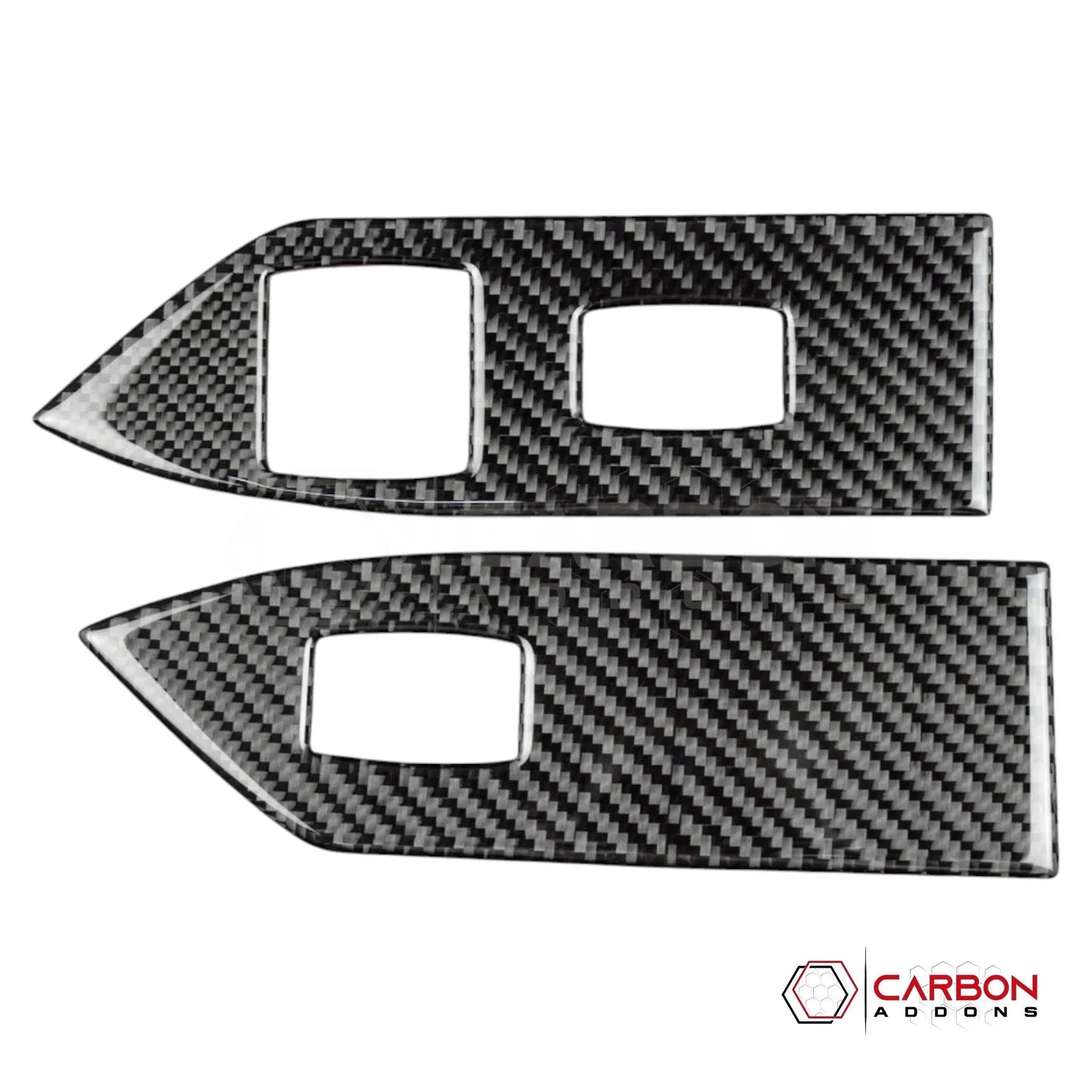 Real Carbon Fiber Window Switch Trim Overlay | Mustang 2005-2009