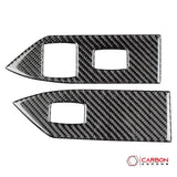 Real Carbon Fiber Window Switch Trim Overlay | Mustang 2005-2009