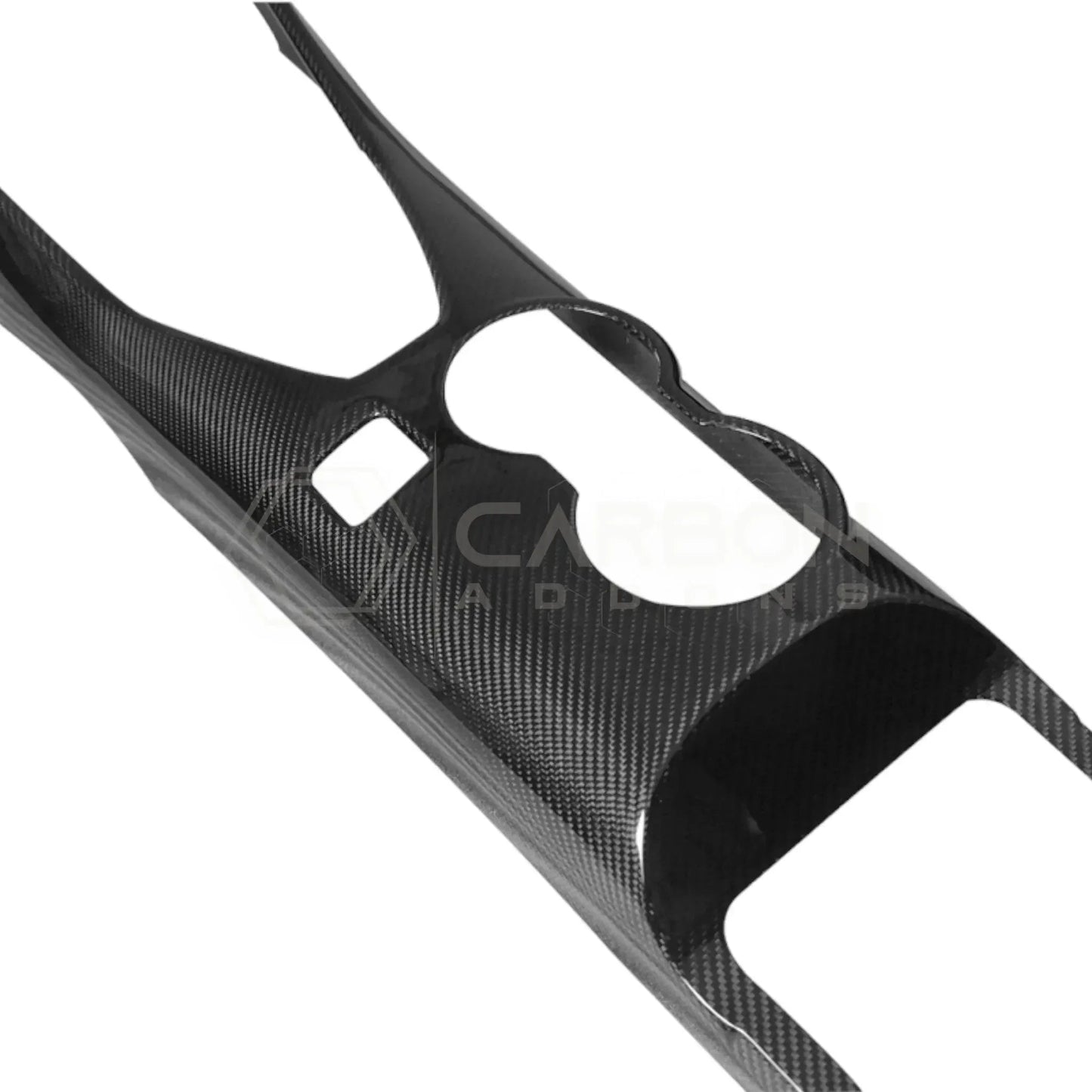 Real Carbon Fiber Center Console Trim Cover for 2024+ Ford Mustang