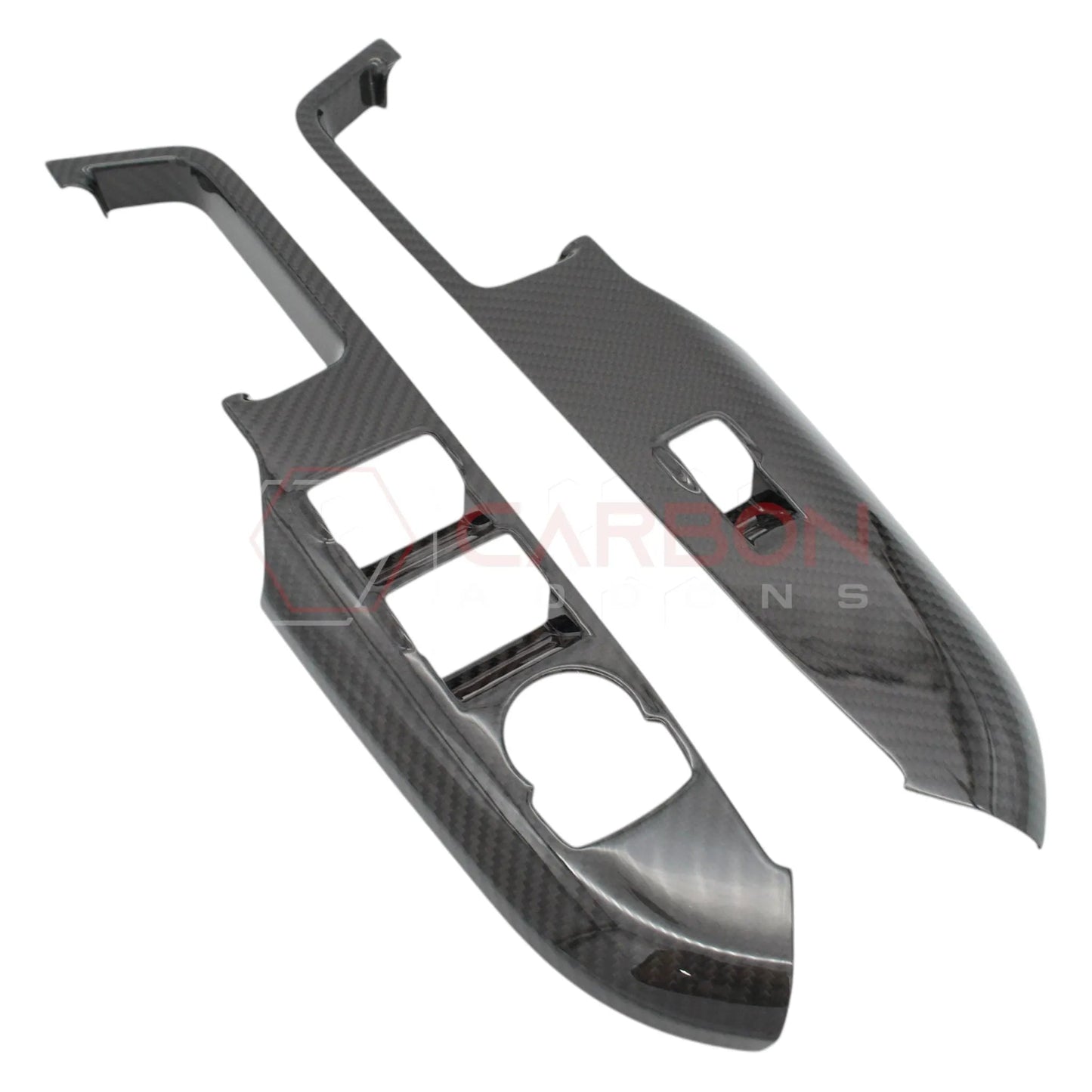 2024+ S650 Mustang Hard Carbon Fiber Window Switch Control Trim Cover