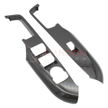 Real Carbon Fiber Window Switch Control Trim Covers for 2024+ Ford Mustang