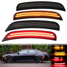 CHRYSLER 300 15-23 FRONT/REAR DYNAMIC SMOKED LED SIDE MARKERS