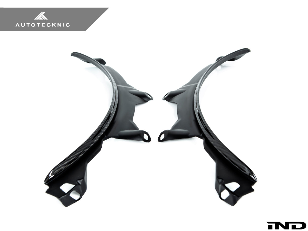 AutoTecknic Carbon Fiber Rear Wheel Arch Extension Set - G30 5-Series