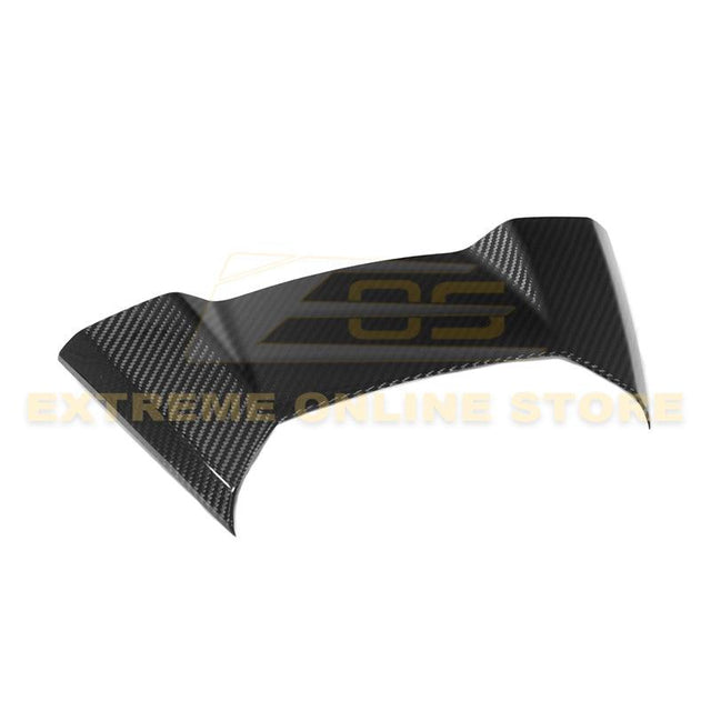 Corvette C8 Coupe Carbon Fiber Upper Waterfall Speaker Grille Cover