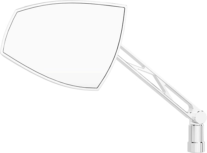 301-4910 Wave Mirror - Chrome