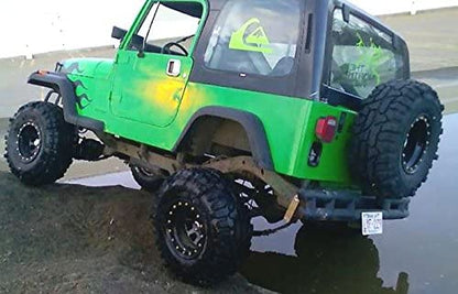 Simulated Bead Lock Hubcap Rings - 16" Black