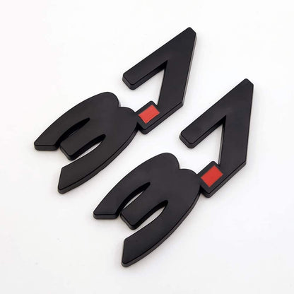3.7 Fender Emblems (Black or Chrome)