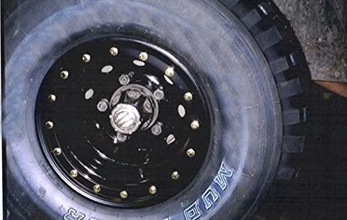 Simulated Bead Lock Hubcap Rings - 15" Black