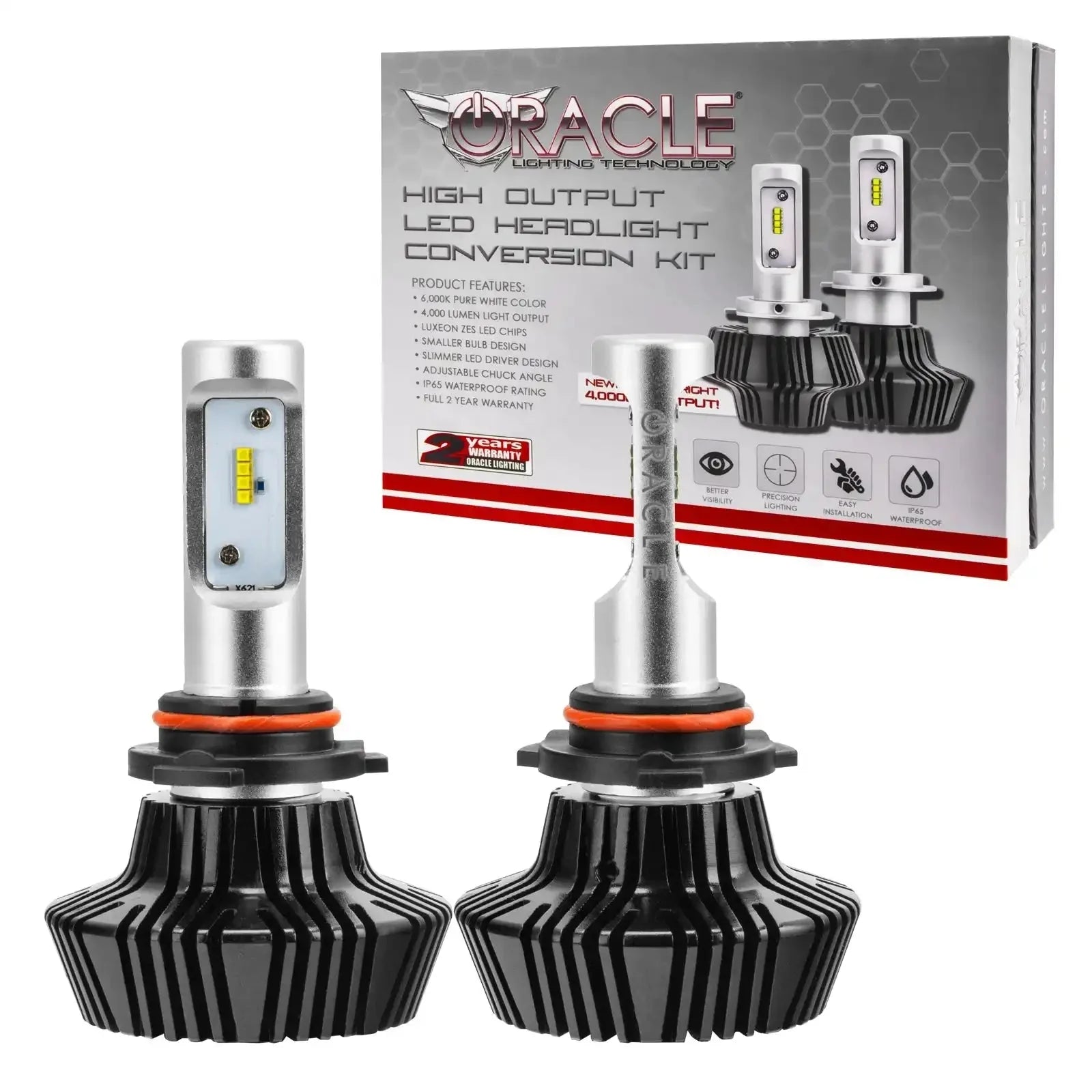 ORACLE Lighting 9005 - 4,000+ Lumen LED Light Bulb Conversion Kit (Fog Light)