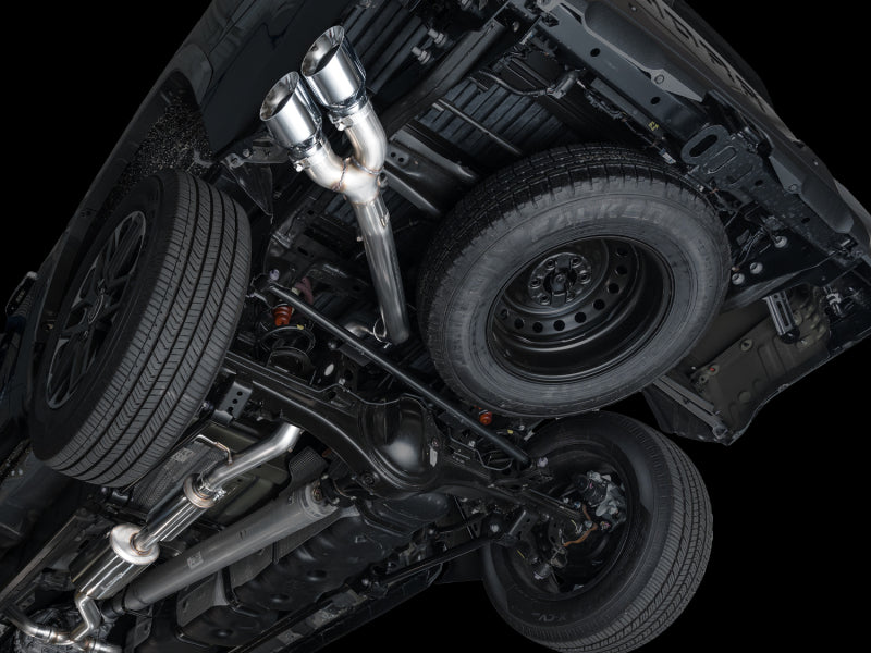 AWE Tuning AWE 0FG Exhaust for 3rd Gen Toyota Tundra - Dual Chrome Silver Tips 3015-32063