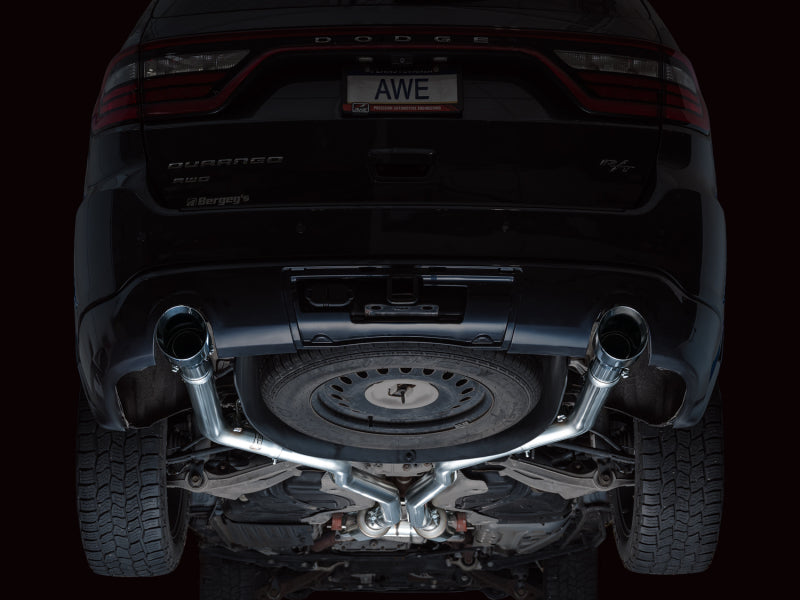AWE Tuning 11-24 Dodge Durango 5.7L Track Edition Exhaust w/ Chrome Silver Tips 3020-32575
