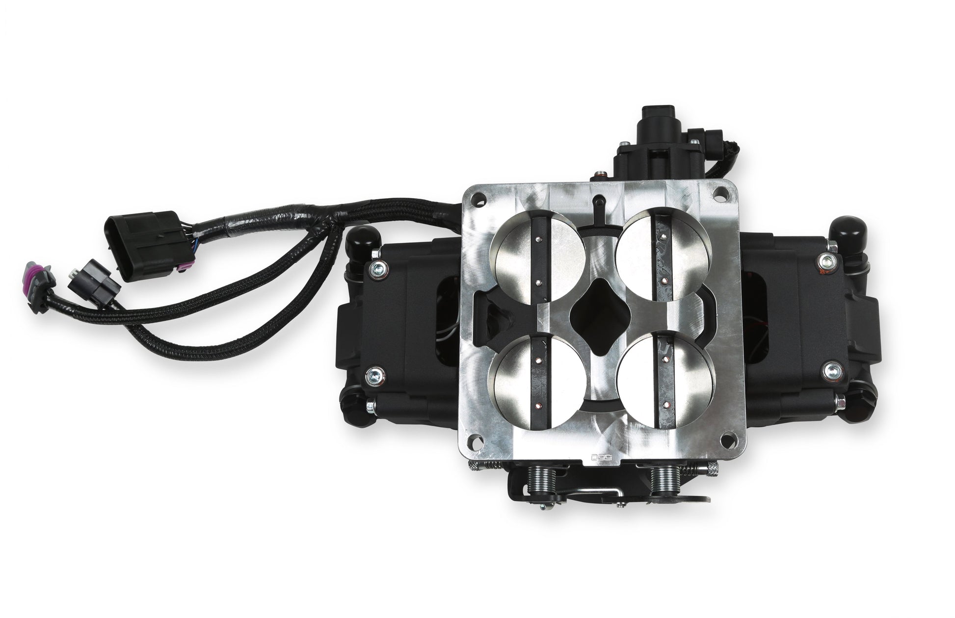 EFI Terminator X Stealth 4500 Service Throttle Body - Black - 4 Injectors - 650 HP - Secondary Throttle Body