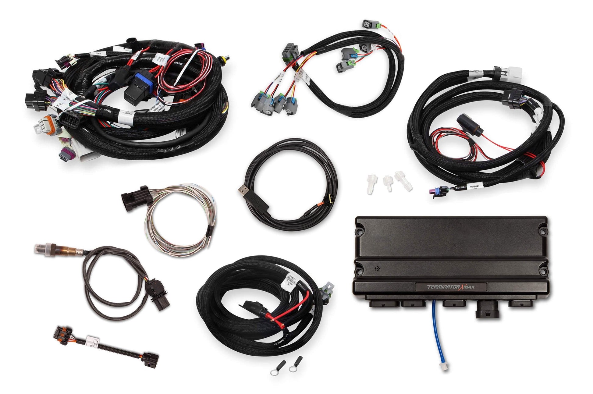 EFI Terminator X Max - LS1/LS624x Crank - 1x Cam - EV6 Injectors - Transmission Control - USB/CAN Tuning Cable