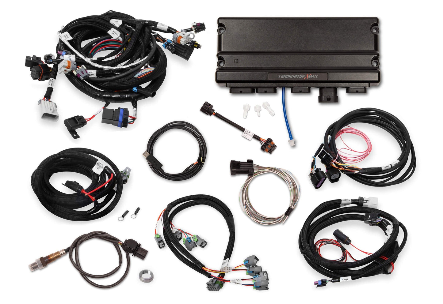 EFI Terminator X Max - Gen IV 58x Crank - 4x Cam - EV6 Injectors - Drive-By-Wire Throttle Body and Transmission Control - USB/CAN Tuning Cable by The Tuner Store