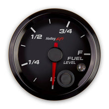 EFI Fuel Level Gauge - Black Face - Black Bezel by The Tuner Store