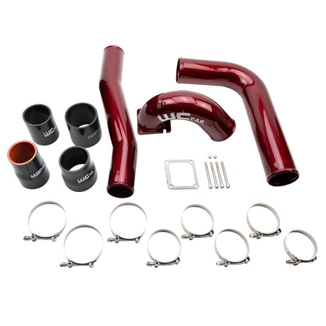 Wehrli 03-07 Dodge 5.9L Cummins High Flow Stage 1 Intake Bundle Kit - WCFab Red