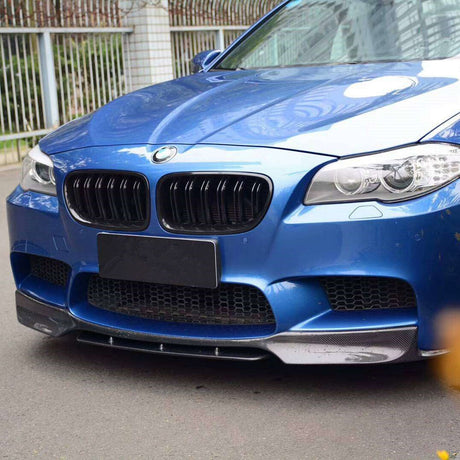 BMW F10 M5 V Sports Style Carbon Fiber Front Lip
