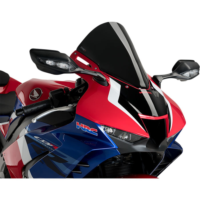 PUIG HI-TECH PARTS 2301-3013 20314N Z-Racing Windshield Race Windscreen - Black