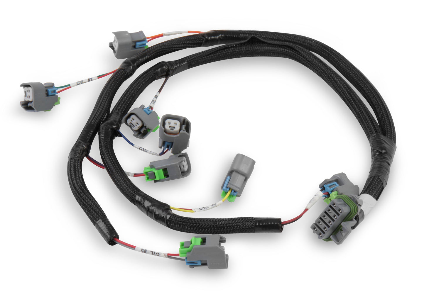 Evenly spaced Ford V8 Injector Harness for USCAR / EV6 style Injectors by The Tuner Store