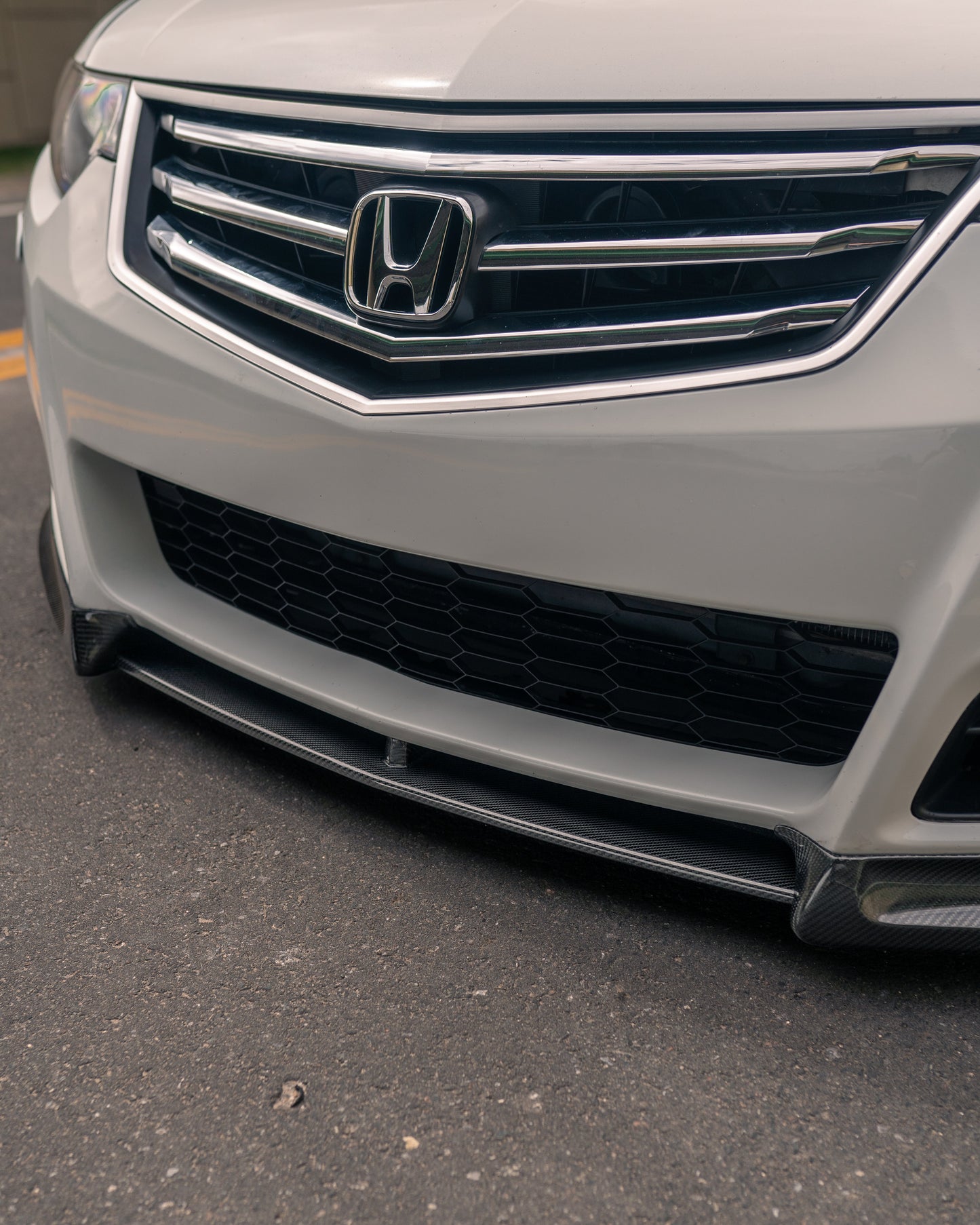 Spdz1 09-14 Acura Tsx Modulo Carbon Fiber Front Lip