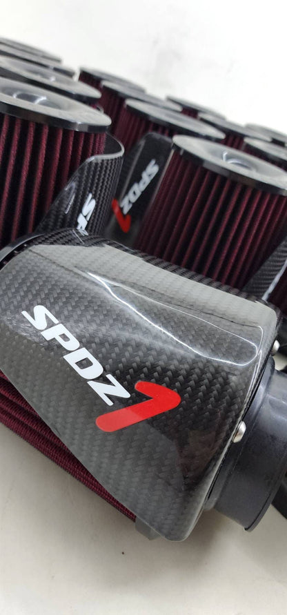 SPDZ1 Carbon Cover High Velocity 3” Inlet Intake Filter