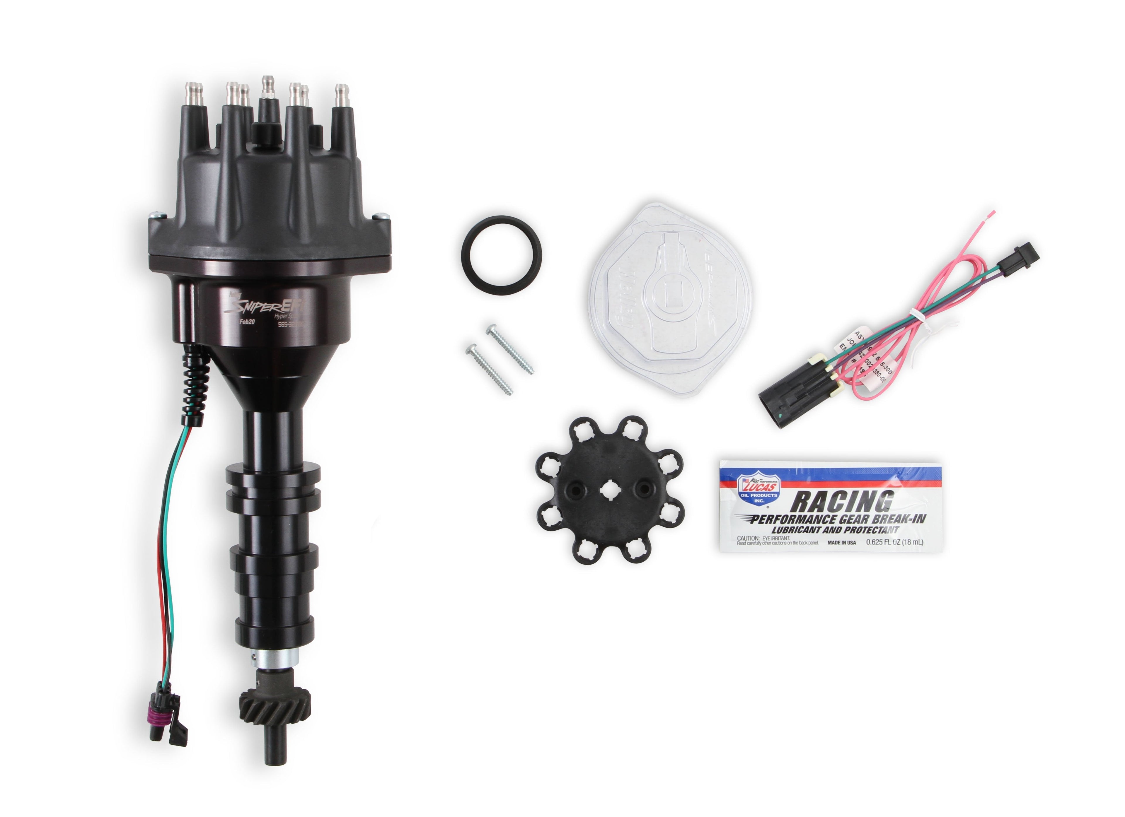 Sniper EFI HyperSpark Distributor - Ford FE - Black by The Tuner Store