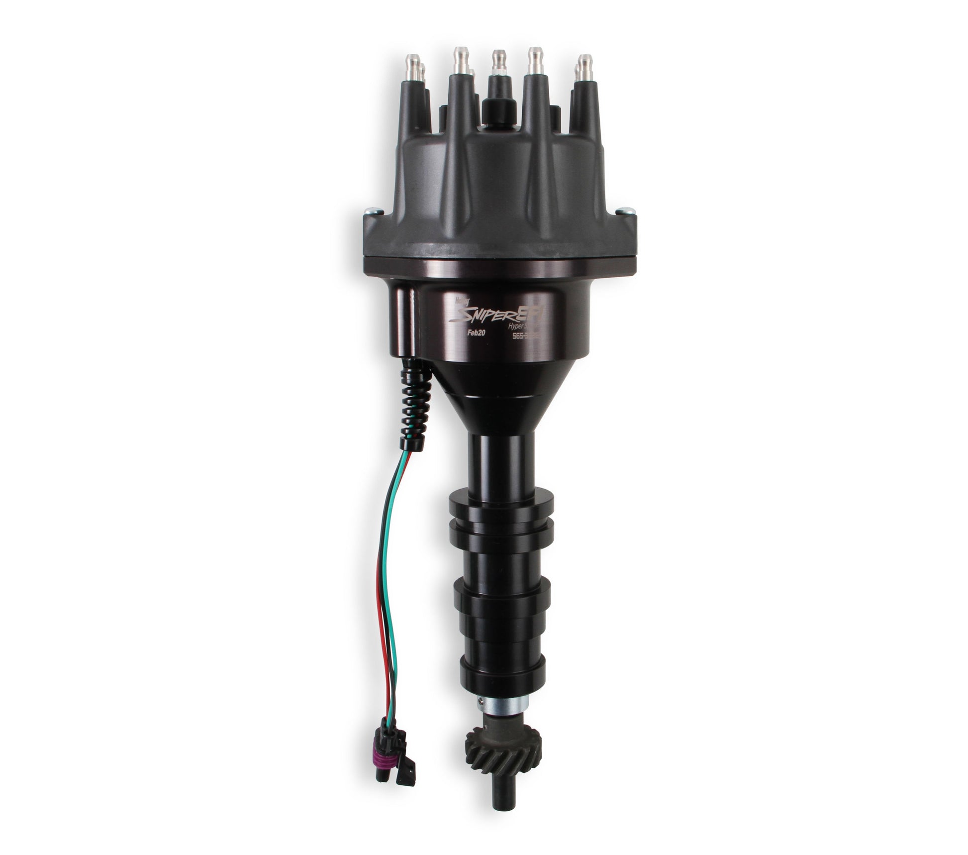 Sniper EFI HyperSpark Distributor - Ford FE - Black by The Tuner Store