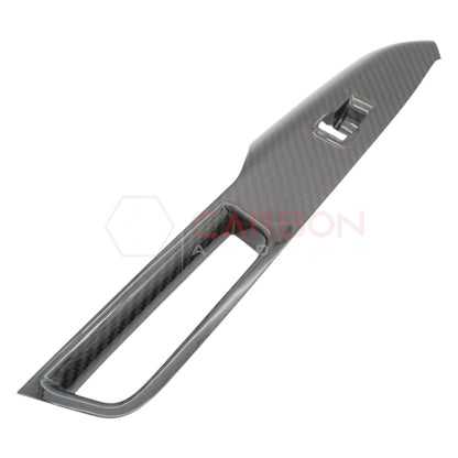 2024+ S650 Mustang Hard Carbon Fiber Window Switch Control Trim Cover | V2