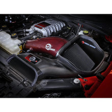 aFe 2023-2025 Ford F150 Raptor R V8 5.2L Supercharged Red Carbon Track Series Air Intake w/ P5R Filter