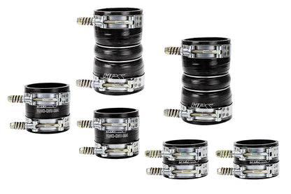 HPS High Temp Reinforced Silicone Intercooler Hose Boots Kit Ford Late 1999 - 2003 F250 Superduty 7.3L PowerStroke Diesel