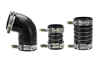 HPS High Temp Aramid Reinforced Silicone Intercooler Hose Boots Kit GMC 2006-2010 Sierra 3500 6.6L Duramax Diesel
