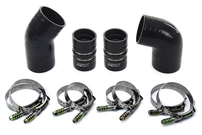 HPS High Temp Aramid Reinforced Silicone Intercooler Hose Boots Kit GMC 2004.5 - 2005 Sierra 3500 HD 6.6L Duramax LLY Diesel