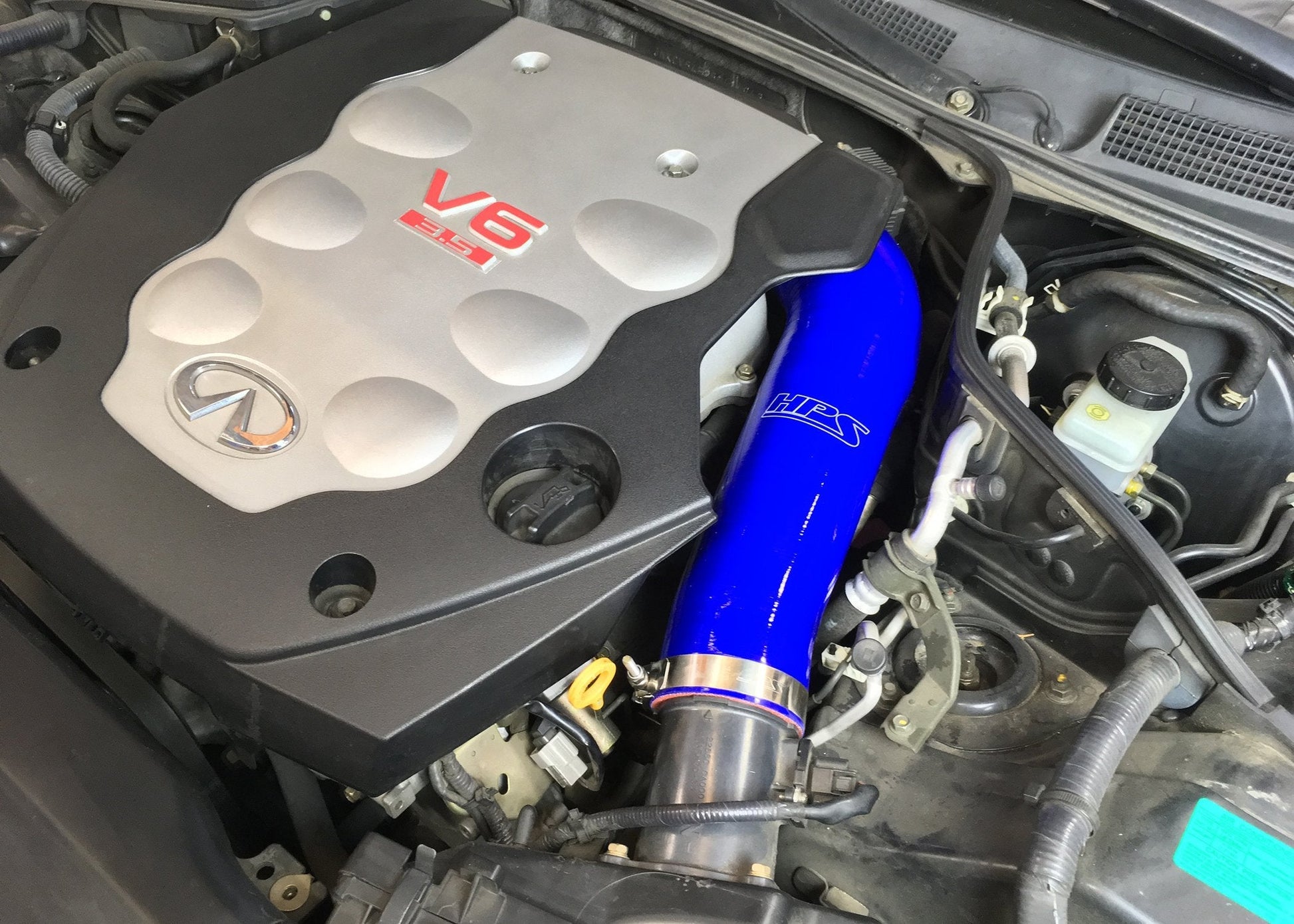 HPS Silicone Post MAF Air Intake Hose Kit Infiniti 03-06 G35 Sedan 3.5L V6, 57-1592