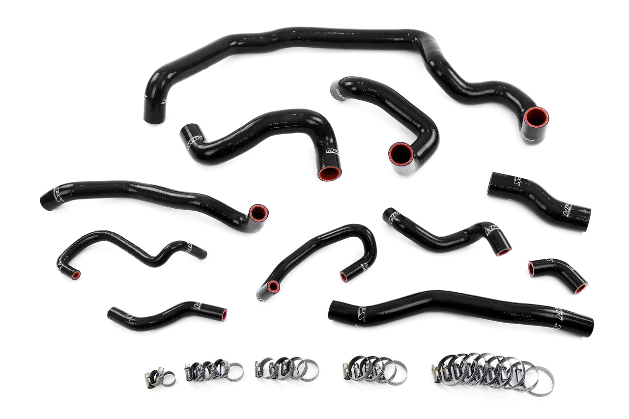 HPS Silicone Radiator, Heater, Water Pump, and Expansion Tank Coolant Hose Kit Mini 07-15 Cooper 1.6L Turbo Manual Trans.
