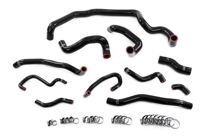 HPS Silicone Radiator, Heater, Water Pump, and Expansion Tank Coolant Hose Kit Mini 07-15 Cooper 1.6L Turbo Manual Trans.