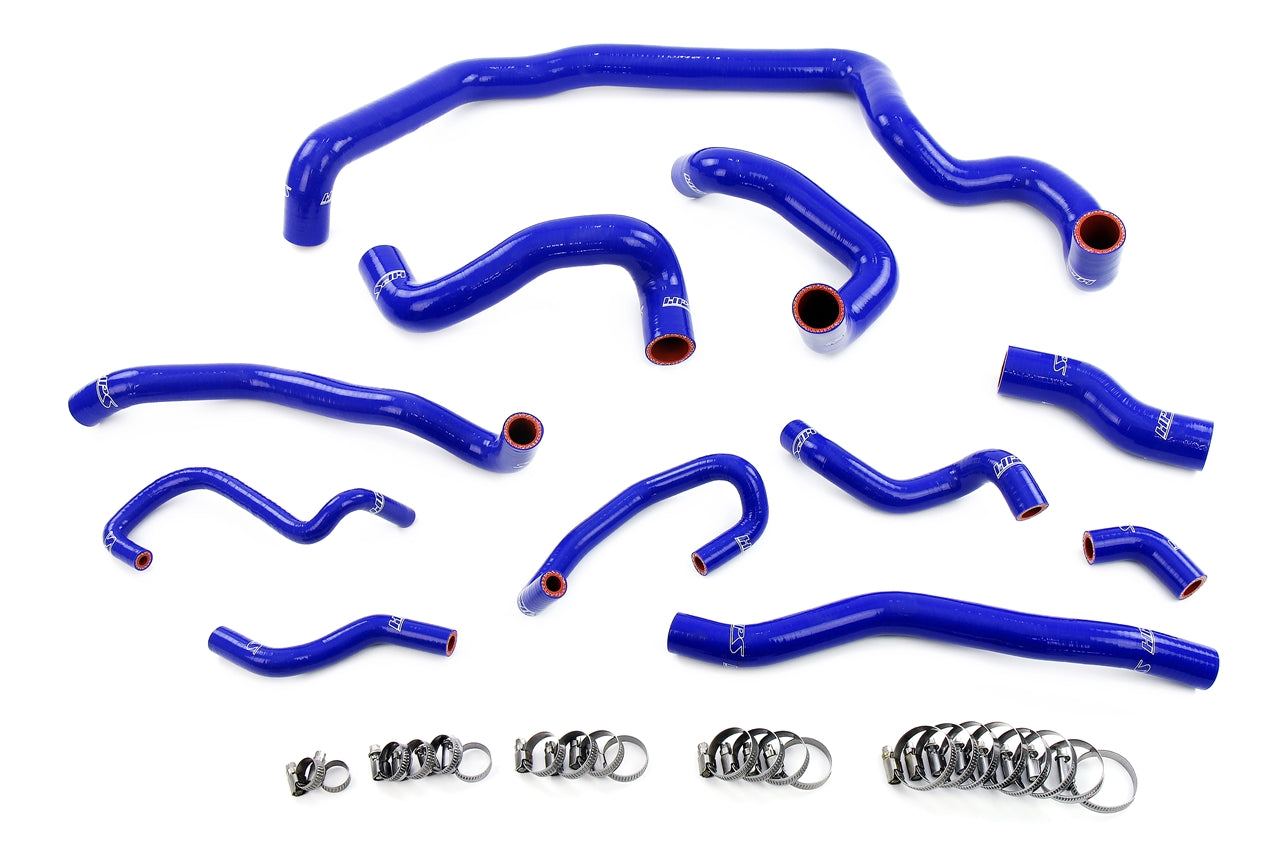 HPS Silicone Radiator, Heater, Water Pump, and Expansion Tank Coolant Hose Kit Mini 07-15 Cooper 1.6L Turbo Manual Trans.