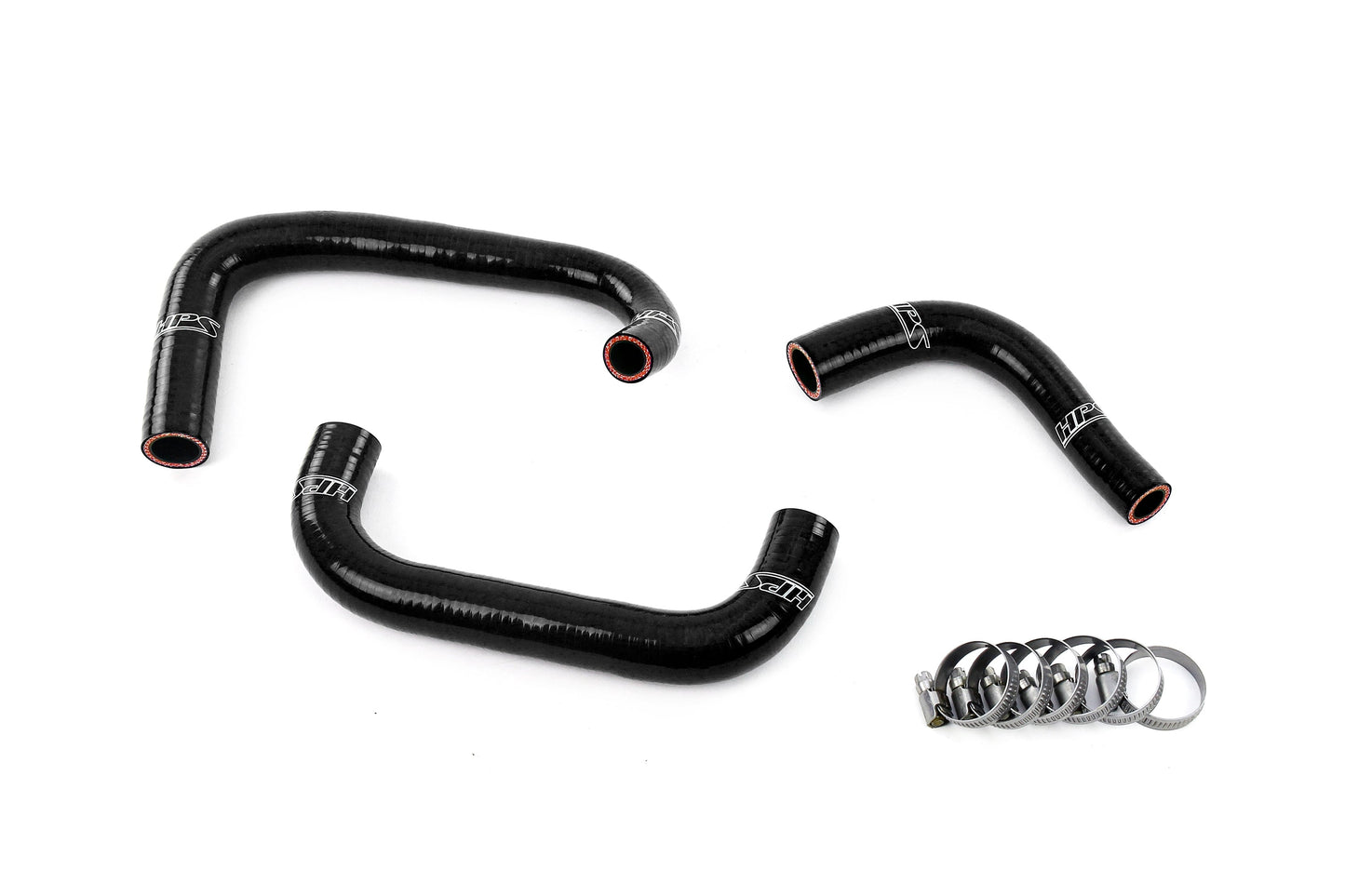 HPS High Temp Reinforced Silicone Breather Hose Kit 1995-1998 Nissan Skyline GTR R33 2.6L, 57-2100
